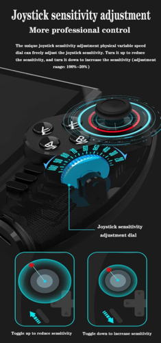 שלט קונטרולר מכני לטלפון וטאבלט - iPega PG-9777s Controller RGB Mechanical  