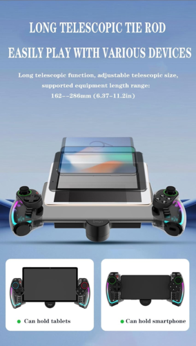 שלט קונטרולר מכני לטלפון וטאבלט - iPega PG-9777s Controller RGB Mechanical  