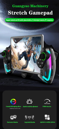 שלט קונטרולר מכני לטלפון וטאבלט - iPega PG-9777s Controller RGB Mechanical  