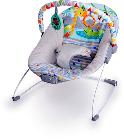 טרמפולינה רוטטת צחק וצפה בספארי ברייט סטארט bright starts מגיל לידה ועד משקל 9 ק