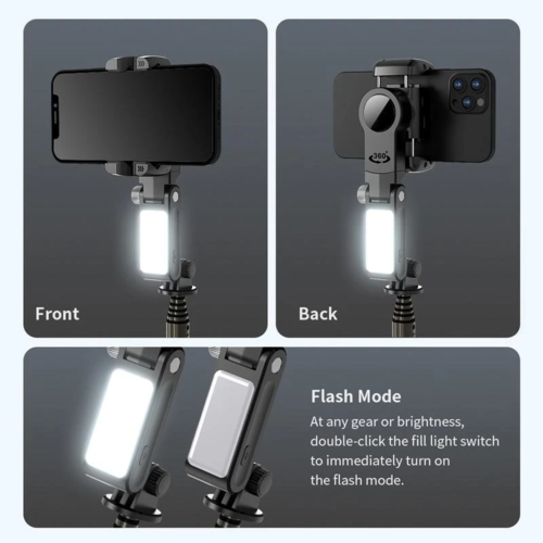 חוצבת מוט סלפי לסמארטפונים Q18 Single-Axis Gimbal Selfie Stick Tripod Stand