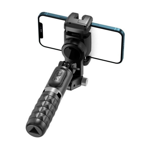 חוצבת מוט סלפי לסמארטפונים Q18 Single-Axis Gimbal Selfie Stick Tripod Stand