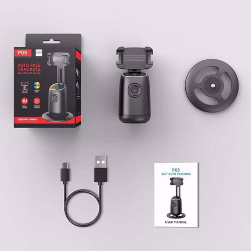 חוצבת מוט סלפי לסמארטפונים Selfie Stabilizer P05 AI 360° 