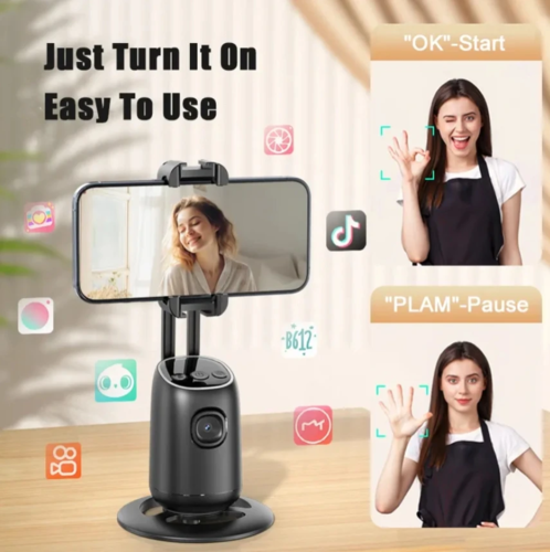 חוצבת מוט סלפי לסמארטפונים Selfie Stabilizer P05 AI 360° 