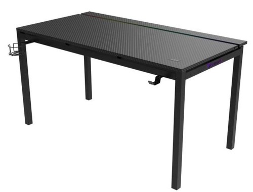 שולחן גיימינג עם תאורת Scorpius Deskpro-LS140 ARGB