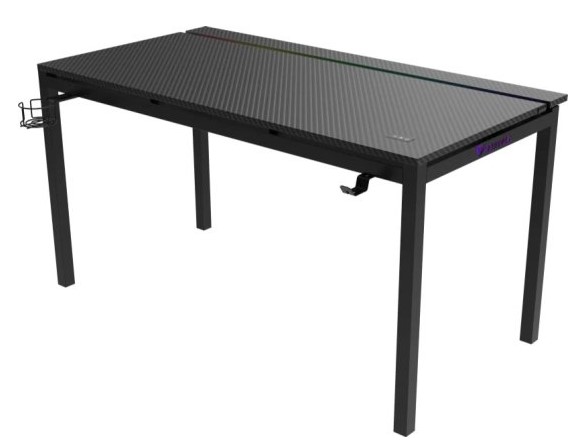 שולחן גיימינג עם תאורת Scorpius Deskpro-LS140 ARGB