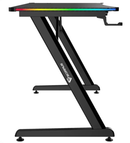 שולחן גיימינג עם תאורת Scorpius Deskpro-HJ120 ARGB