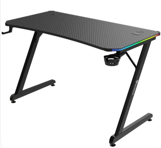 שולחן גיימינג עם תאורת Scorpius Deskpro-HJ120 ARGB
