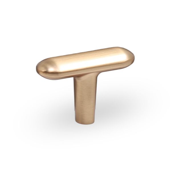 CAPSULE ידית T, דגם 6006T פליז מוברש קאווה