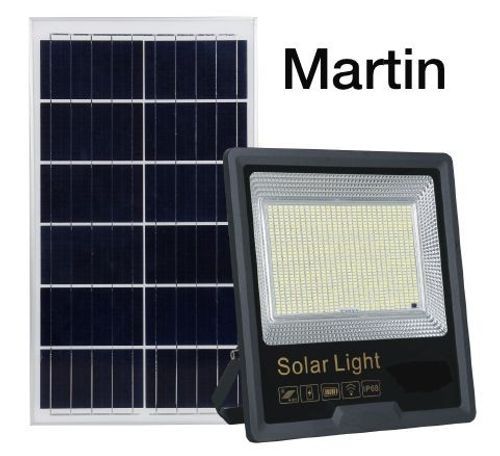 פנס הצפה סולארי MARTIN D.L 100W LED SMD שחור