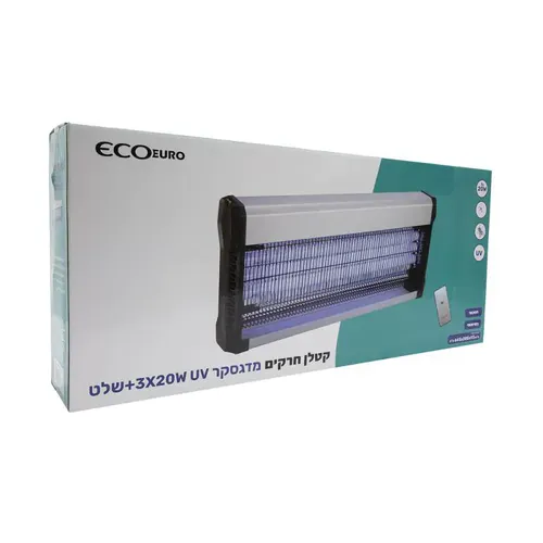 קטלן חרקים מדגסקר 3X20W UV ושלט VN-01-3X20W+R