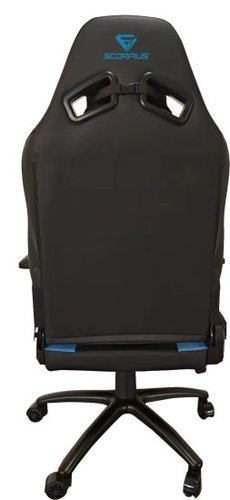 כיסא גיימינג שחור/כחול Scorpius Professional