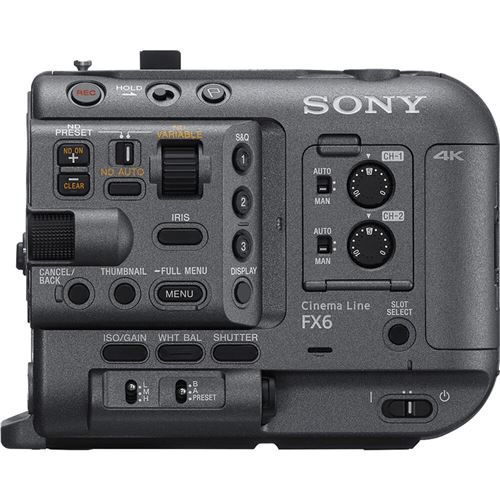 מצלמת וידאו מקצועי סוני Sony FX6 Full-Frame Cinema Camera