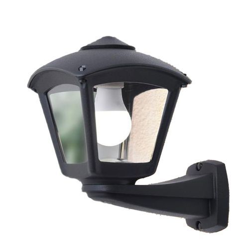 פנס גינה E27 קיר ROBY-S שחור fumagalli