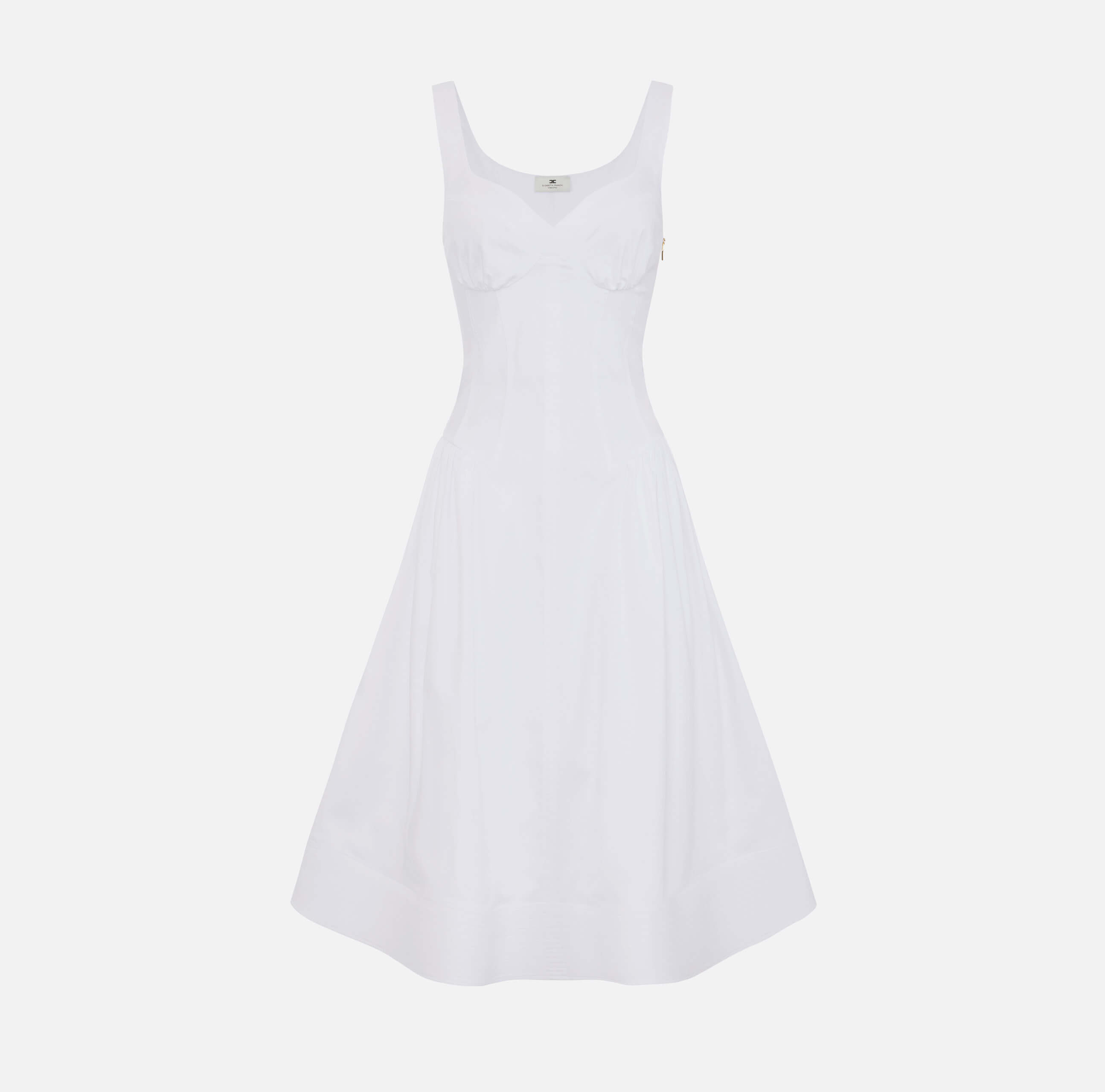 Stretch cotton dress