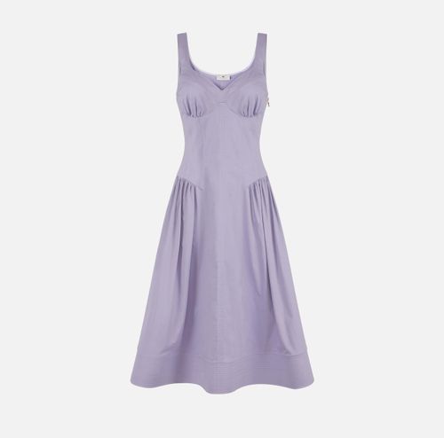 Stretch cotton dress