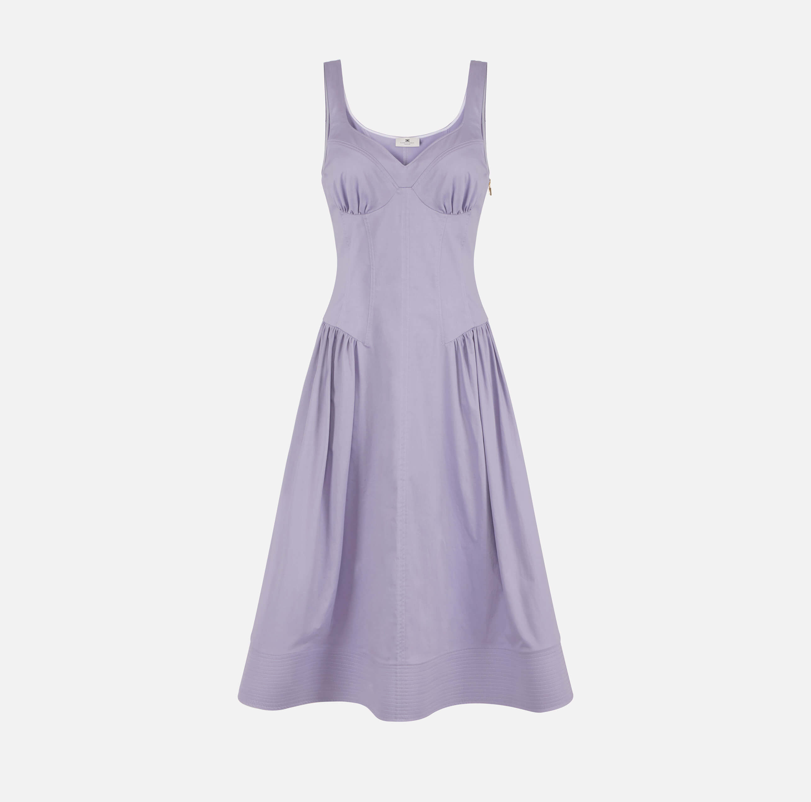 Stretch cotton dress