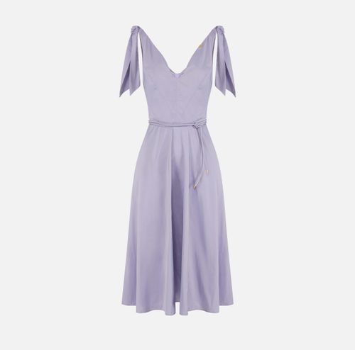 Dress in voile fabric