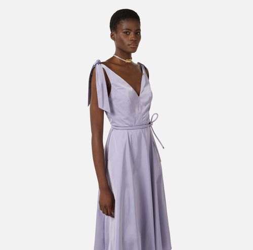 Dress in voile fabric