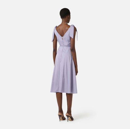 Dress in voile fabric