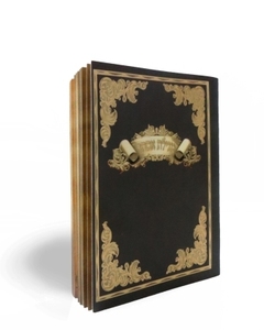 Megillat Esther with gold decorations