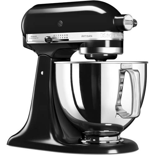 מיקסר מקצועי 4.8 ליטר KitchenAid Artisan 5KSM125IOB שחור מבריק