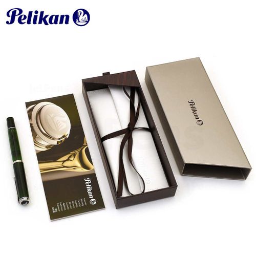עט פליקן נובע  M205 OLIVINE FOUNTAIN PEN עובי EF