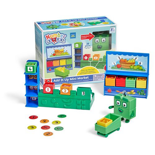המיני-מרקט של נאמברבלוקס - משחק קניות וחשבון (28 חלקים)