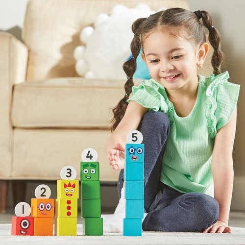 קוביות עץ נאמברבלוקס 1 עד 5 (21 חלקים)