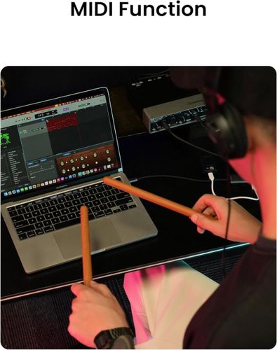 ערכת תופים באוויר ניידים לנגינה בכל מקום PocketDrum 2 MAX מבית AEROBAND