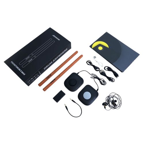 ערכת תופים באוויר ניידים לנגינה בכל מקום PocketDrum 2 MAX מבית AEROBAND