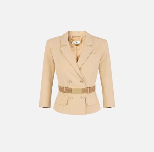Technical bi-elastic fabric jacket
