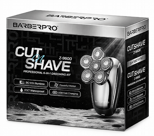 מכונת גילוח BarberPRO 6IN1 Cut N Shave Z-9600 ברבר פרו