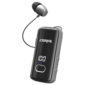 אוזניית קליפס רולר CORAL VIBE 5 BT - צבע שחור