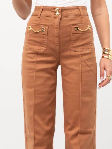 Elisabetta Franchi chain-detail Jeans