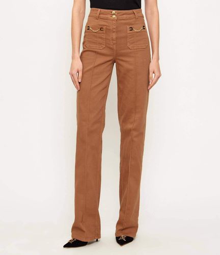 Elisabetta Franchi chain-detail Jeans