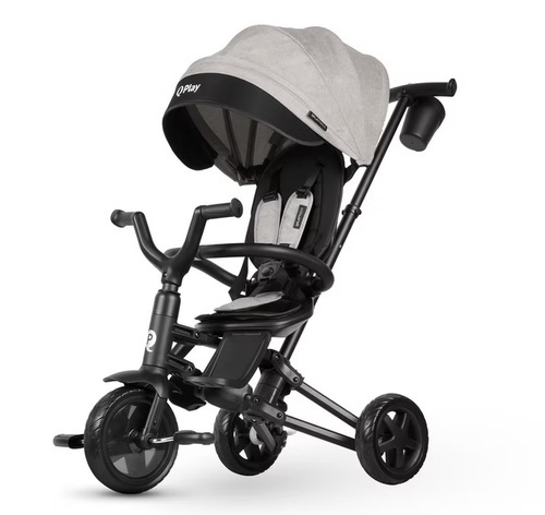 תלת אופן מתקפל Nova Niello אפור QPLAY
