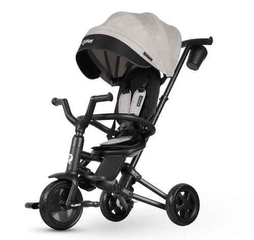 תלת אופן מתקפל Nova Niello אפור QPLAY