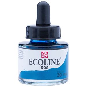 צבע מים נוזלי אקוליין 30 מ"ל Prussion Blue 508