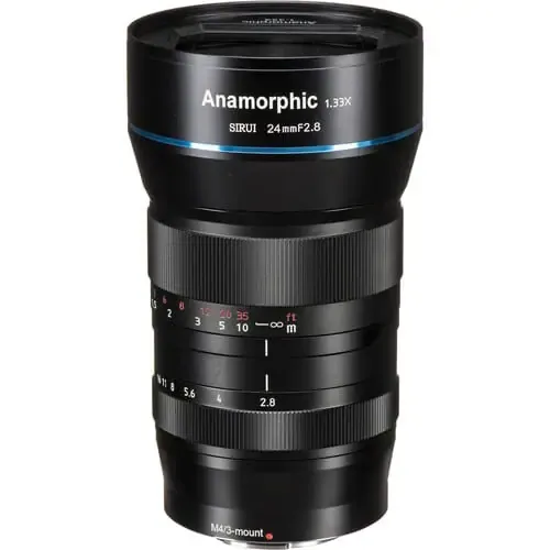 עדשה Sirui 24mm F2.8 Anamorphic 1.33X