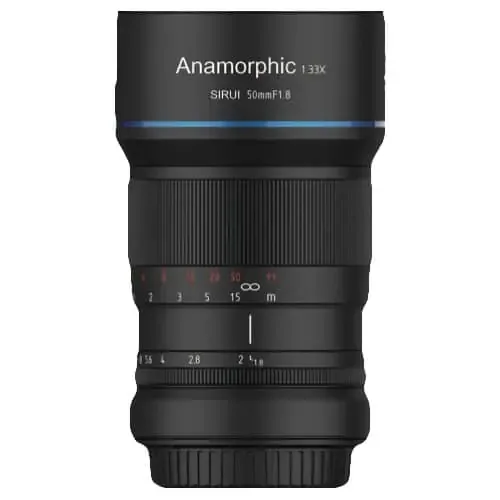 עדשה Sirui 50mm F1.8 Anamorphic 1.33X