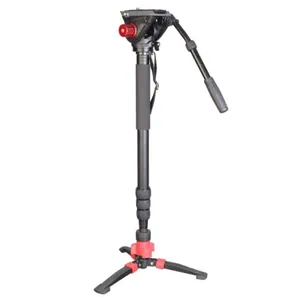 מונופוד אלומיניום עם ראש וידאו מקצועי דגם M3524