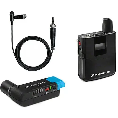 סט מיקרופון דש מקצועי אלחוטי Sennheiser AVX-ME2
