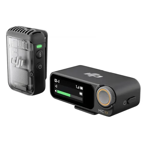 מערכת מיקרופון אלחוטי DJI MIC 2 משדר ומקלט אחד