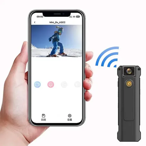 מצלמת גוף מיני עם חיבור WiFi