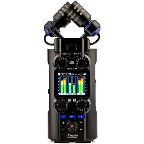 מקליט סאונד מקצועי Zoom H5studio