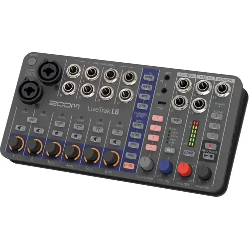 מיקסר סאונד נייד Zoom LiveTrak L-6