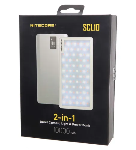 פנס לד מקצועי ו- Power Bank דגם Nitecore SCL10