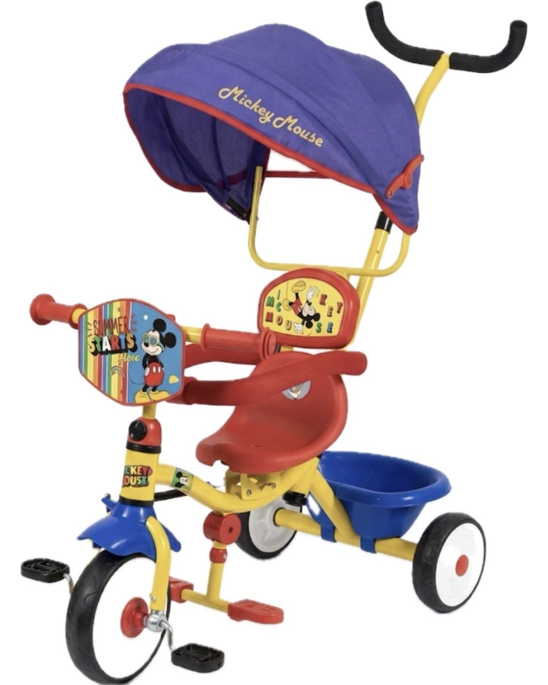 תלת אופן עם גגון מיקי מאוס Disney