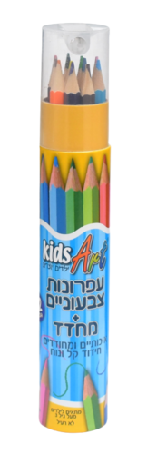 צבעי עץ קידס 12 בקופסה